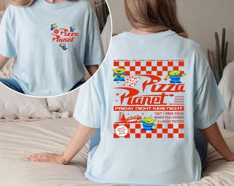 Aliens Pizza Planet Comfort Colors Shirt, Toy Story Alien Shirt, Disney Family Vacation Tshirt, Disneyworld Shirt, Disneyland Trip Shirt