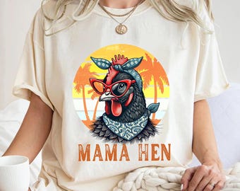 Mama Hen Shirt, Mother Hen Shirt, Farm Life Shirt, Mama Shirt, Mommy Shirt, Mothers Day Gift, Funny Chicken Shirt, Farmer Gift, Gift for Her