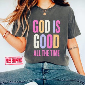 God Is Good Christian Shirt: Summer Bible Verse Tee