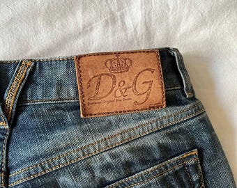 Dolce & Gabbana Vintage Limited Edition Embroidered Jeans