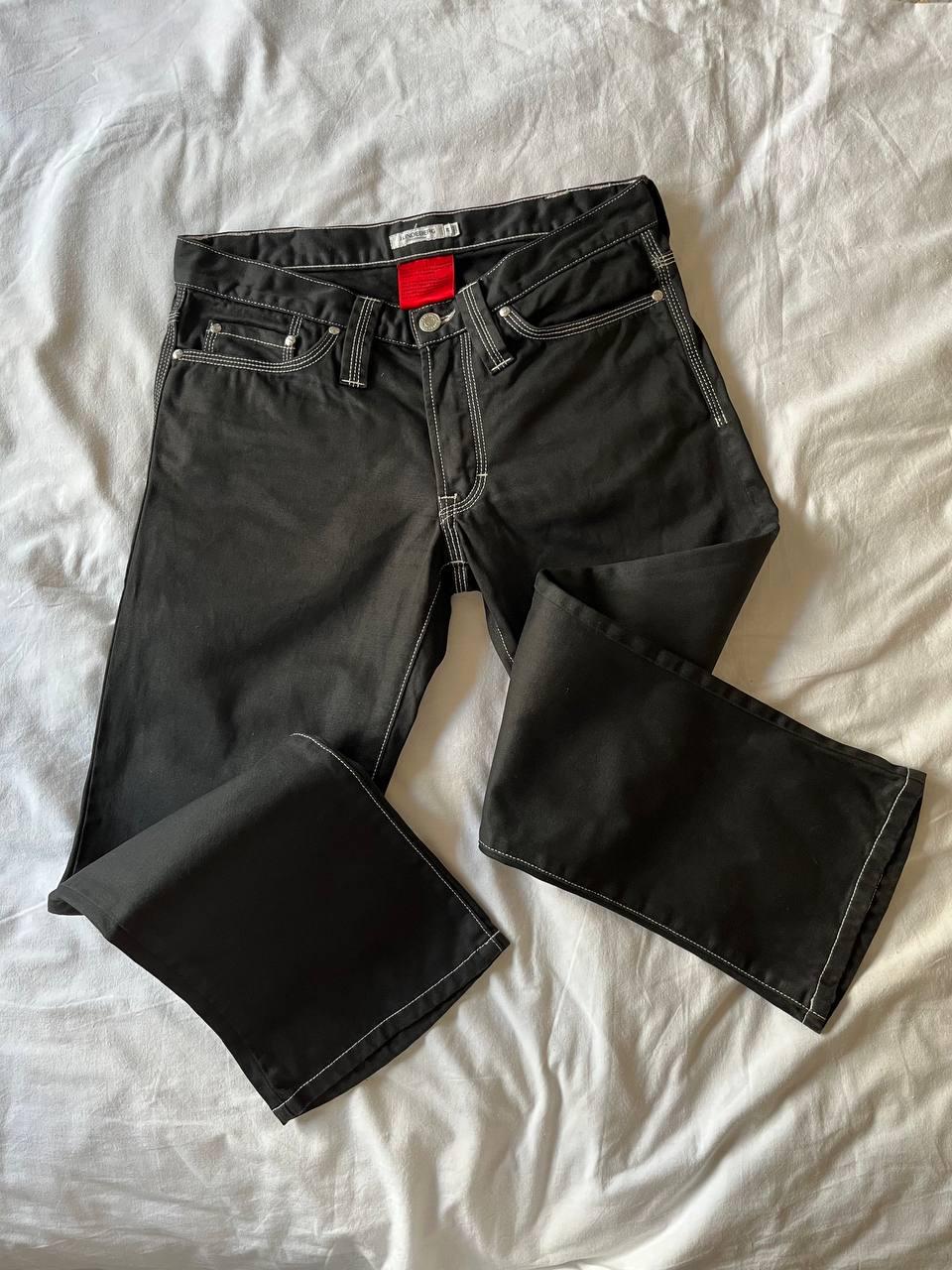 Stitch Flare Jeans - Etsy