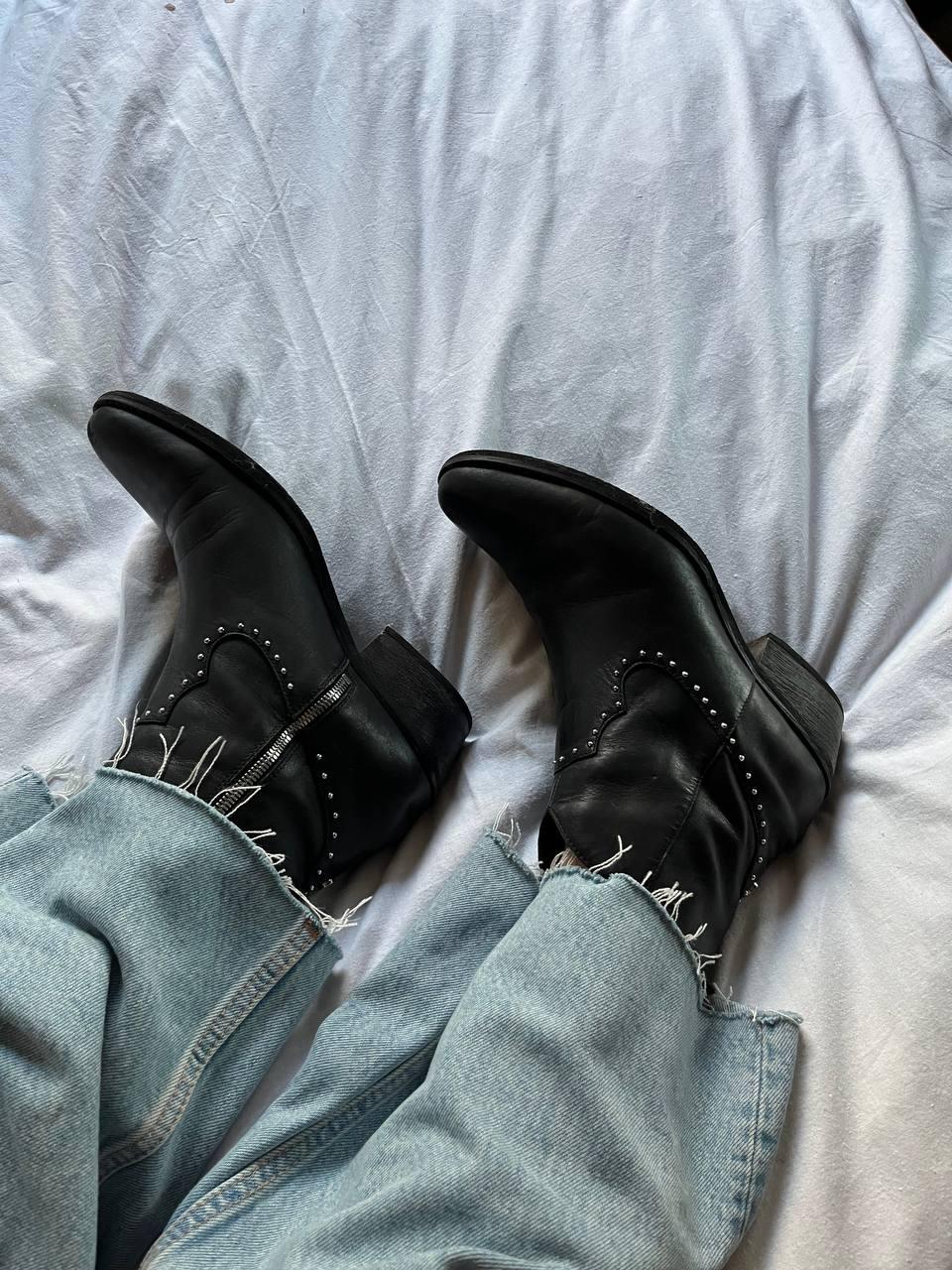 Studded Ankle Boots - Etsy Canada