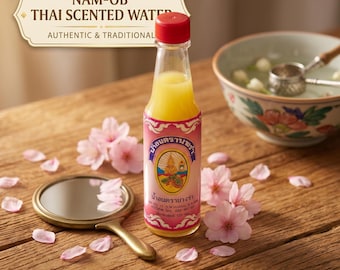 Traditional Thai Floral Scented Water (150ml) – Nam Ob Nang Loi | Authentic Thai Perfume | Natural Floral Aroma | Cultural Fragrance Ritual