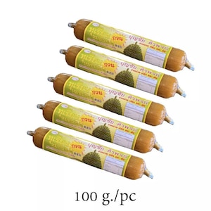 5 st - Thai King Fruit Monthong Durian Paste Premium Food Delicious 500 g.  GRATIS expresverzending