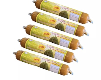 5 piezas - Pasta de durian de Monthong, fruta tailandesa King, comida premium deliciosa, 500 g. Envío exprés GRATIS