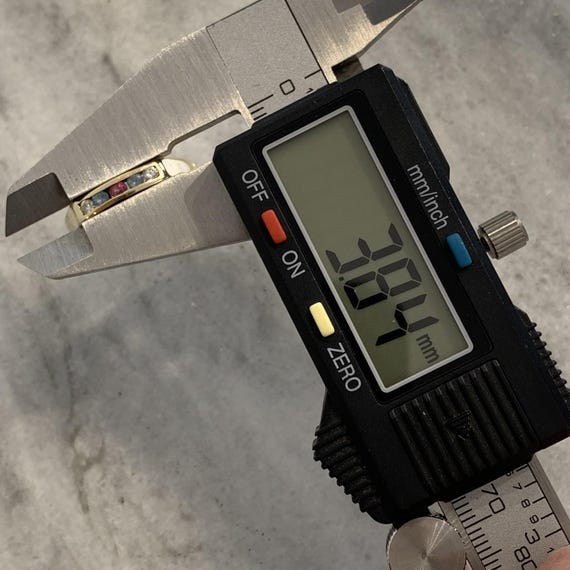 Ruby, Aquamarine & Diamond Channel Set Band Ring … - image 6