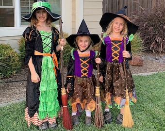 Handcrafted Child Witch Broom – Natural Broomcorn Besom