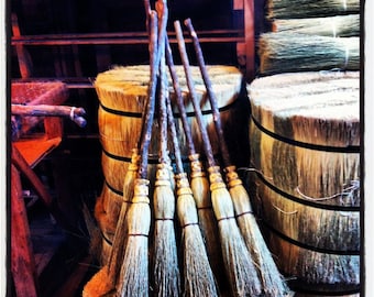 Miniature Witch's Besom Broom: Handmade Altar Décor, Home Protection