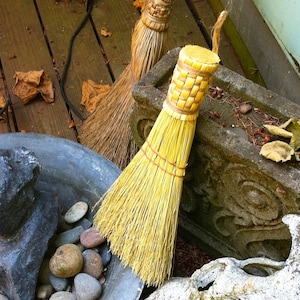 Whisk Broom, Natural Hand Broom, Table Brush, Small Sweeper, Broom for The Shop, Crumb Broom, Short Broom, Whisk