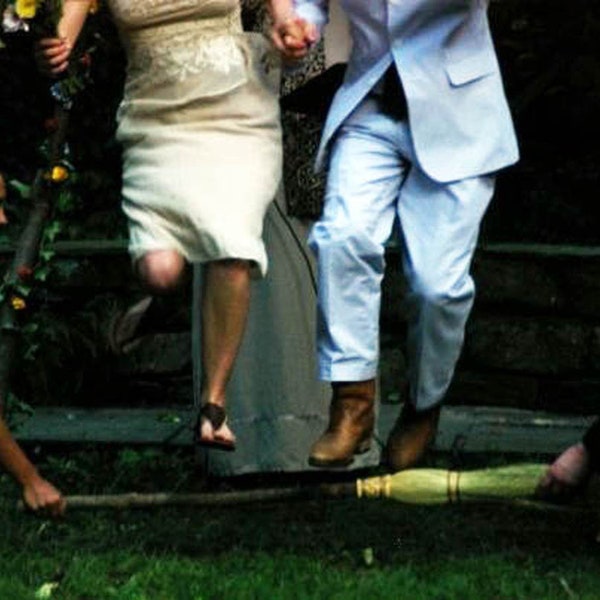 Rustic Wedding Broom - Embrace Love and Tradition - Personalize Your Color and Style for Broom Jumping