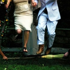 Jumping Broom, Wedding Broom in your choice of Natural, Black, Rust or Mixed Broomcorn - Jumping the Broom, African Wedding Broom