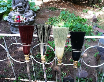 Child's Broom - Handcrafted Broomcorn, Waldorf School Toy