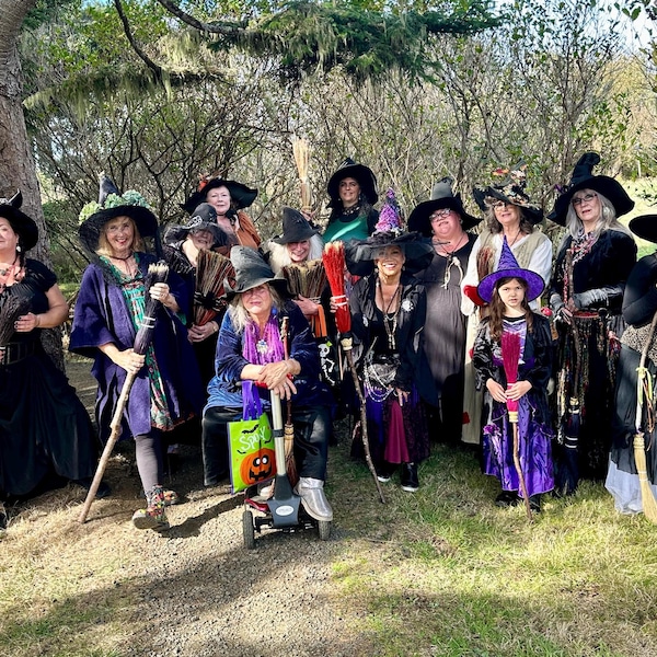 Handmade Witches Besom Broom – Adult Ceremonial Dance Broomcorn