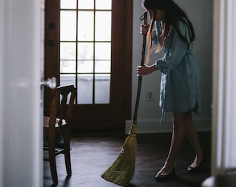 Kitchen Broom Eco Friendly Sweep Urban Homesteading Tool Minimalist Cleaning Supplies
