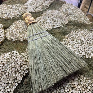 Whisk Broom - Brush - Small Corn Broom - sweeper  in your choice of Natural, Black, Rust or Mixed Broomcorn - Table Brush - Sweeper