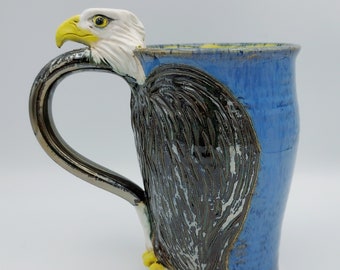 American Bald Eagle Ceramic Mug, Raptor