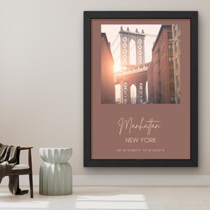 Poster Städte Manhattan Premium Qualität download groß