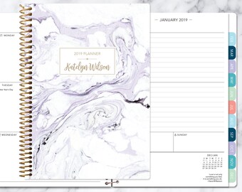 2019 planner etsy weekly planner 2019