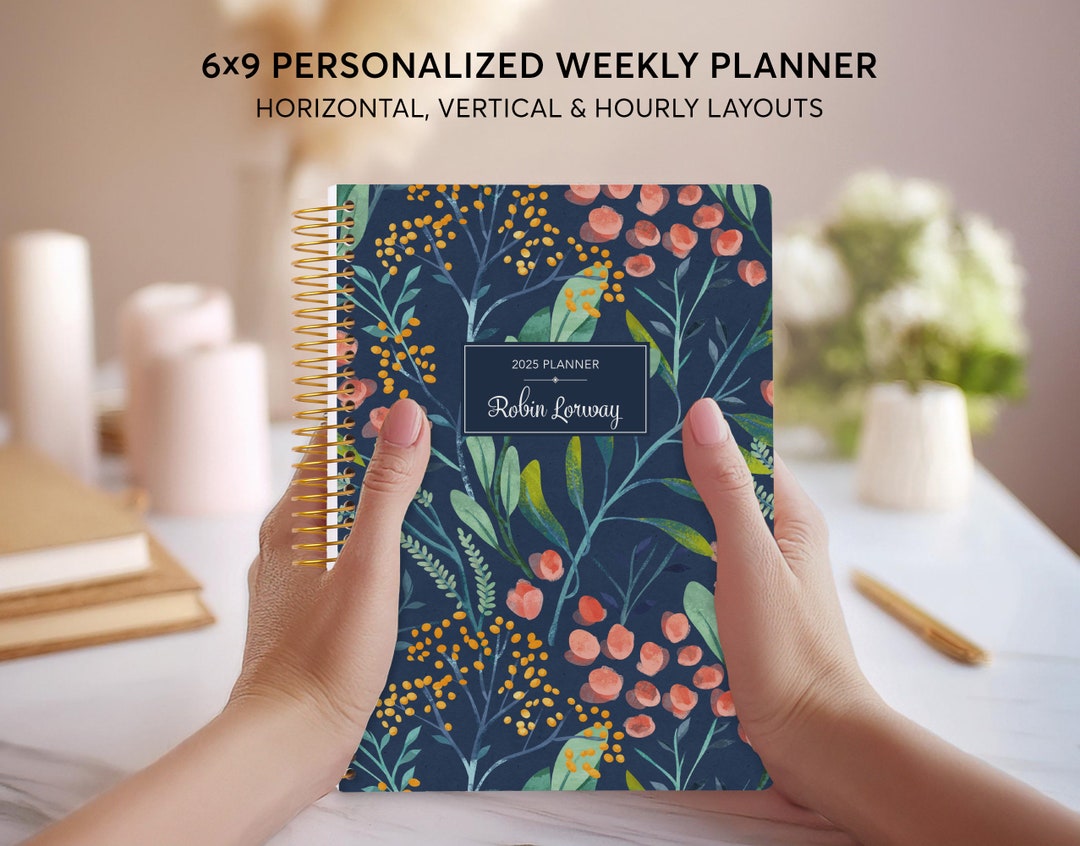 Personalized Planner 20252026 Calendar Add Monthly Tabs Custom
