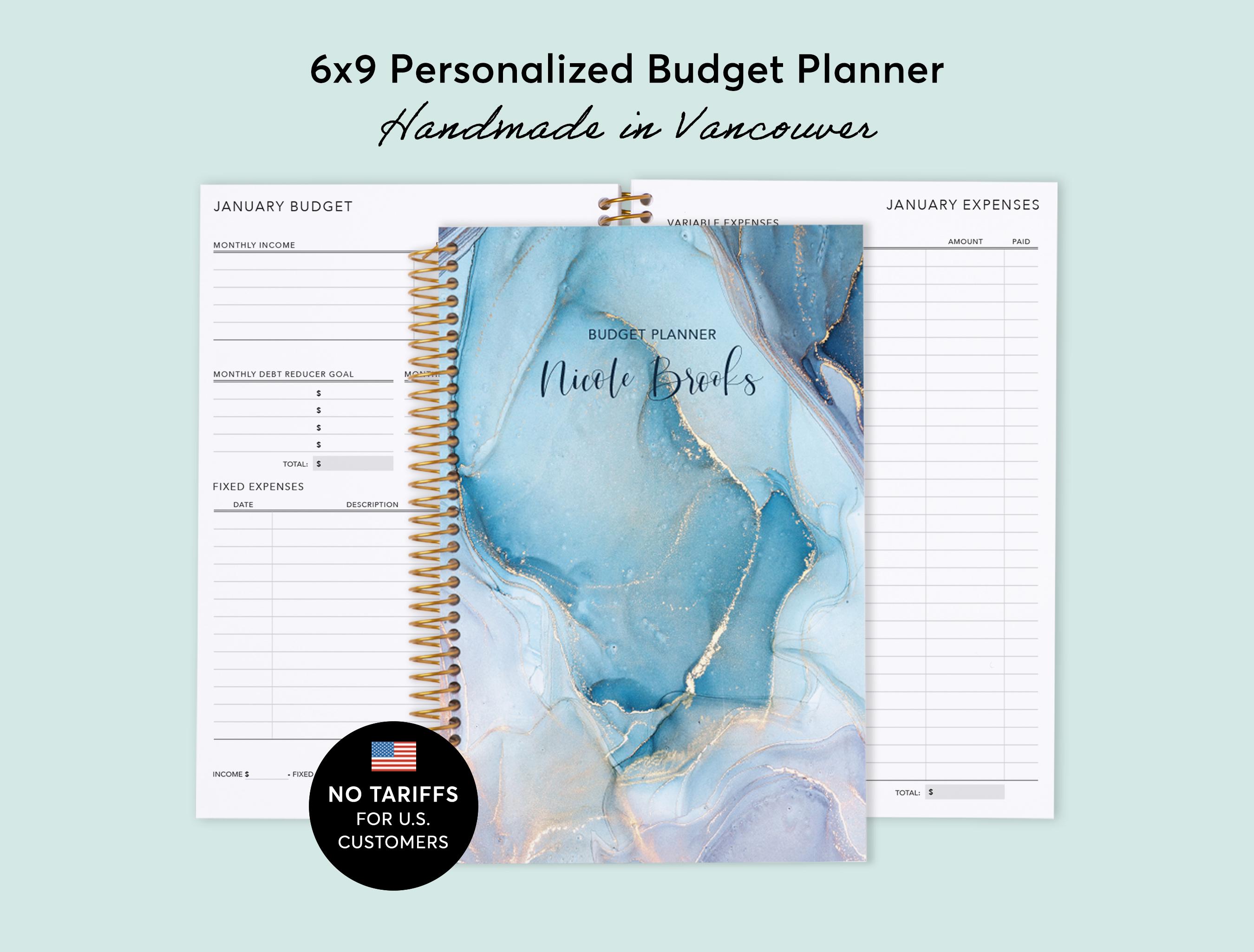 BUDGET PLANNER - Finance Planner 6x9 - Expense Tracker - Choose Your ...
