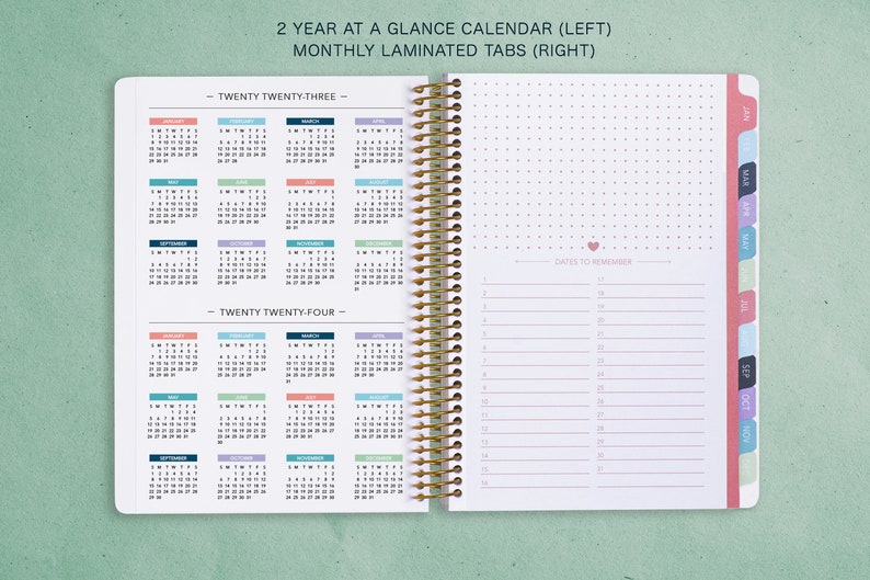 STUDENT PLANNER 6x9 20252025 Calendar Personalized Weekly Etsy