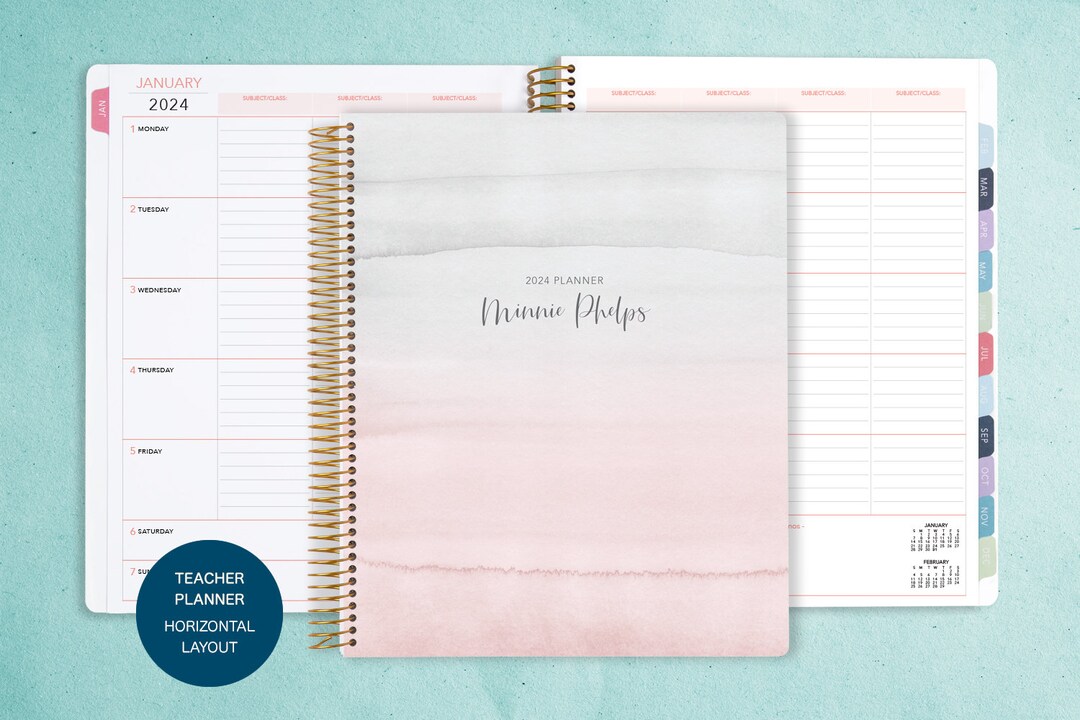 Teacher Planner 8.5x11 20242025 Lesson Plan Calendar Weekly Teacher