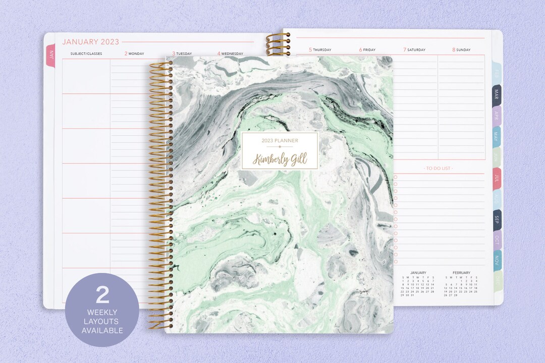 8.5x11 STUDENT PLANNER 2025-2026 Calendar | Personalized Weekly Student ...