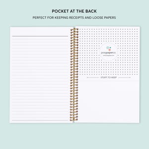 BUDGET PLANNER - 2026-2027 Finance Planner 6x9 - Expense Tracker - Savings Tracker - Flirty Florals Blush - No Tariffs bild 10