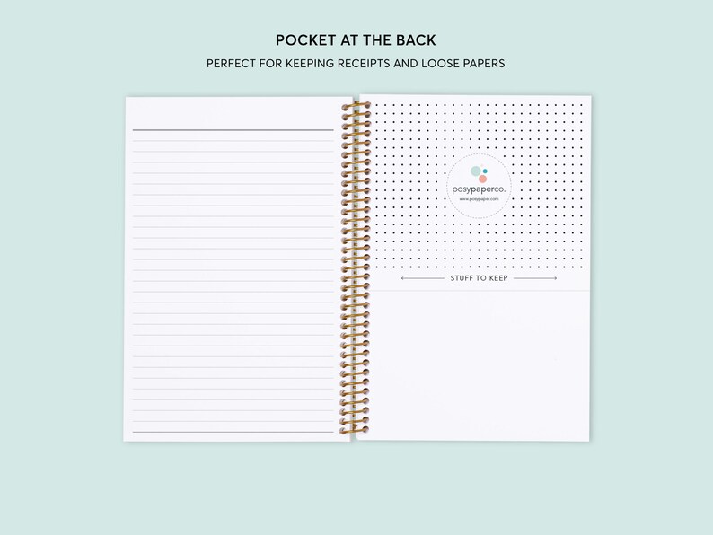 BUDGET PLANNER - 2026-2027 Finance Planner 6x9 - Expense Tracker - Savings Tracker - Flirty Florals Blush - No Tariffs bild 10