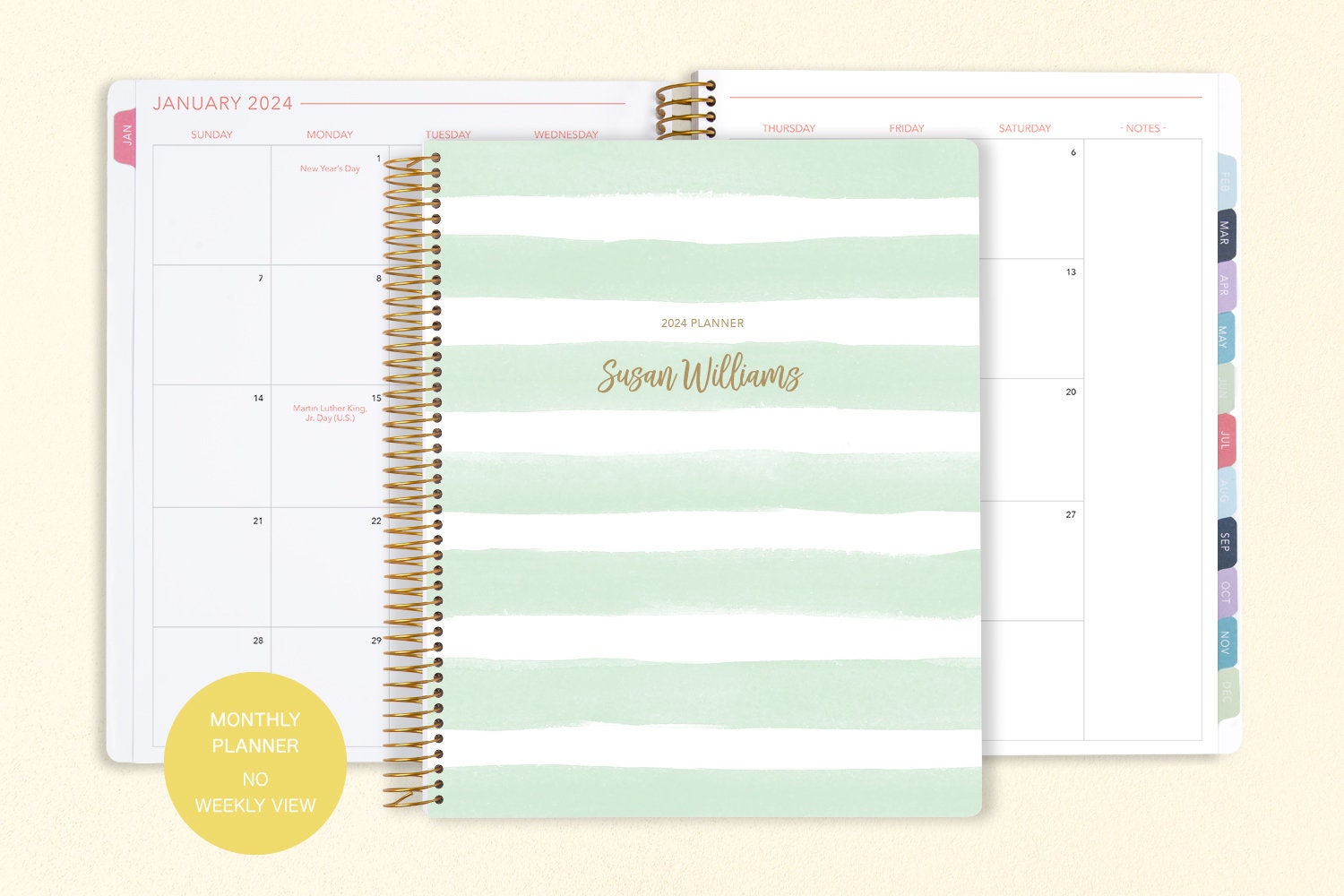 Agenda Semainier 11,5x15,5cm Oberthur ColorNote