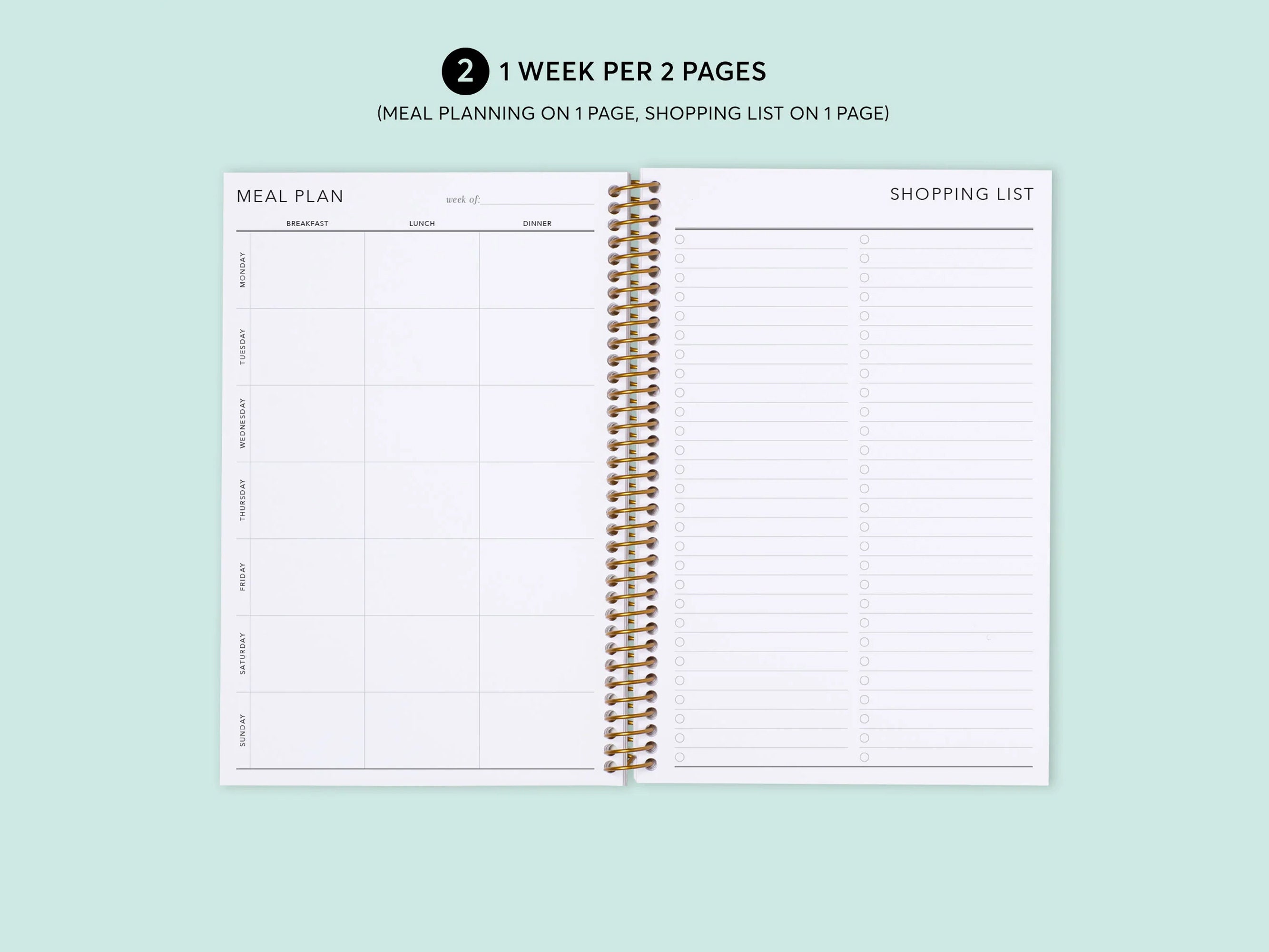 Weekly Meal Planner | PERSONALIZED Meal Prep Book | Meal Planner ...