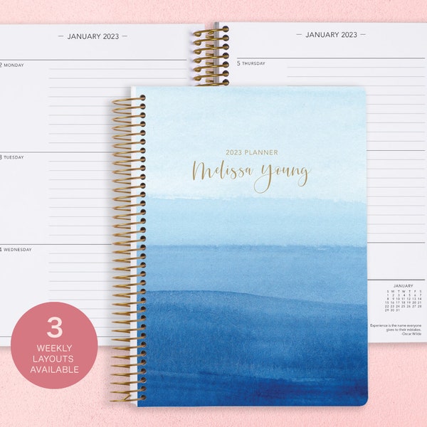 Weekly Personalized Planner With Logo Etsy