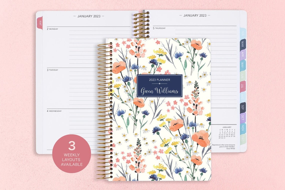 personalized digital and traditional paper planner 2023