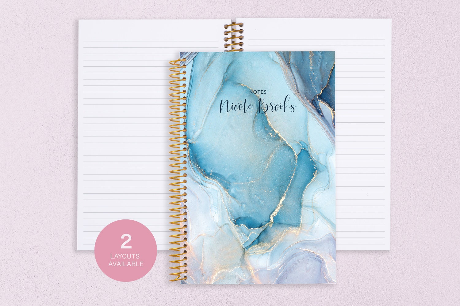 Personalized NOTEBOOK | Dot Journal | Travel Journal | Dot Grid ...