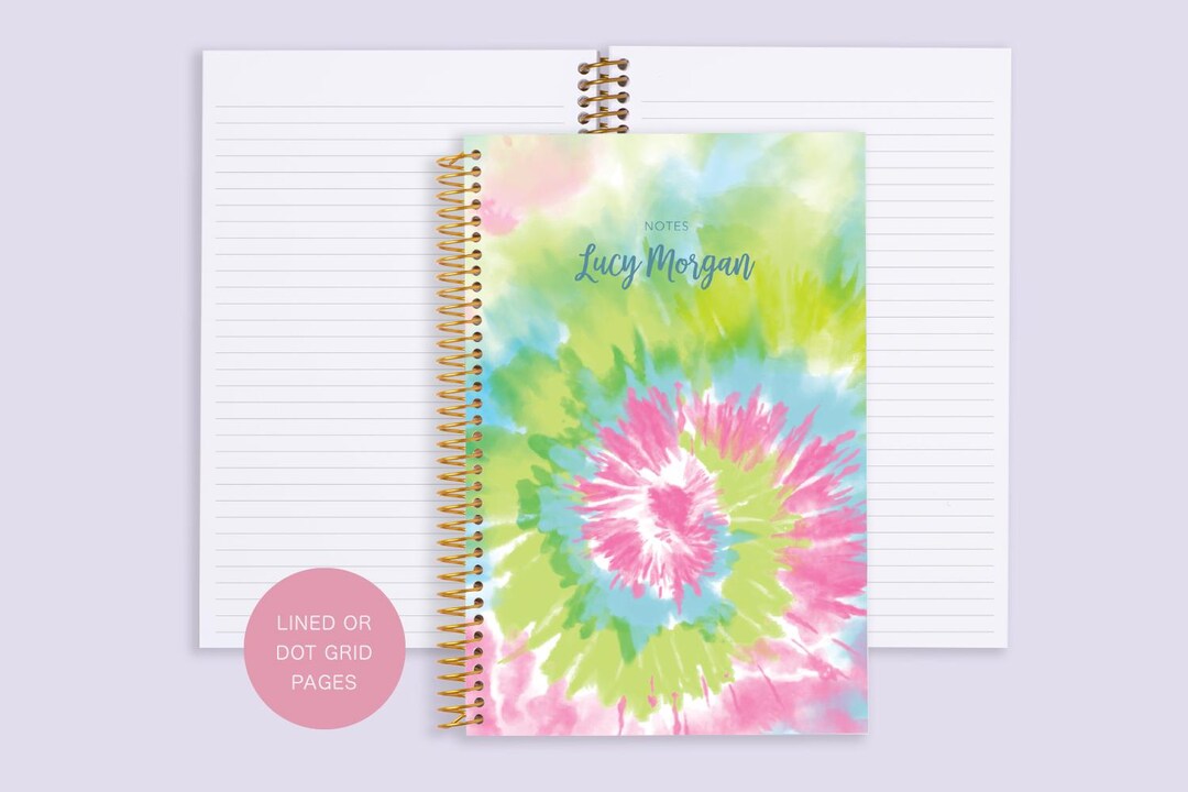 Personalized NOTEBOOK | Dotted Journal | Travel Journal | Dot Grid ...