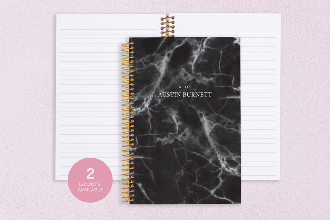 Personalized NOTEBOOK | Dot Journal | Travel Journal | Dot Grid ...