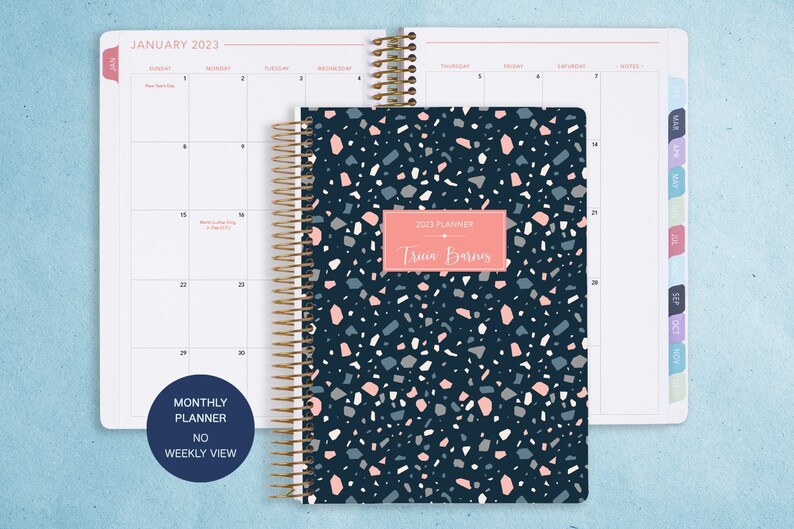MONTHLY PLANNER Notebook 2025 2025 No Weekly View Choose Etsy