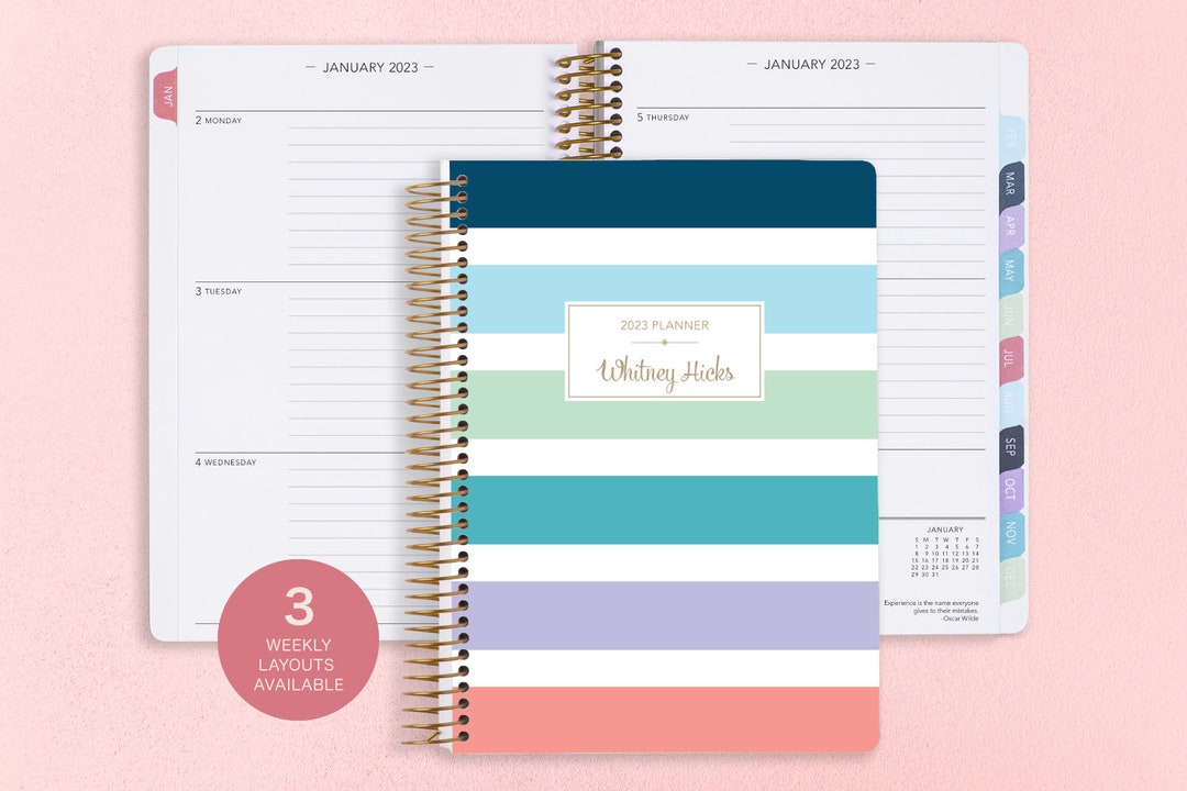 Month　Monthly　Weekly　Calendar　Add　Tabs　2024　2023　12　Planner　Etsy