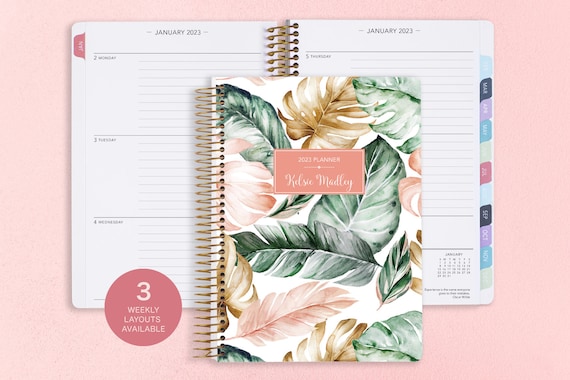 POPRUN 2023-2024 Daily Planner One Page A Day - Academic Year Calendar  (July 2023 - June 2024) Hourly Appointment Book with Pocket, Note & Contact
