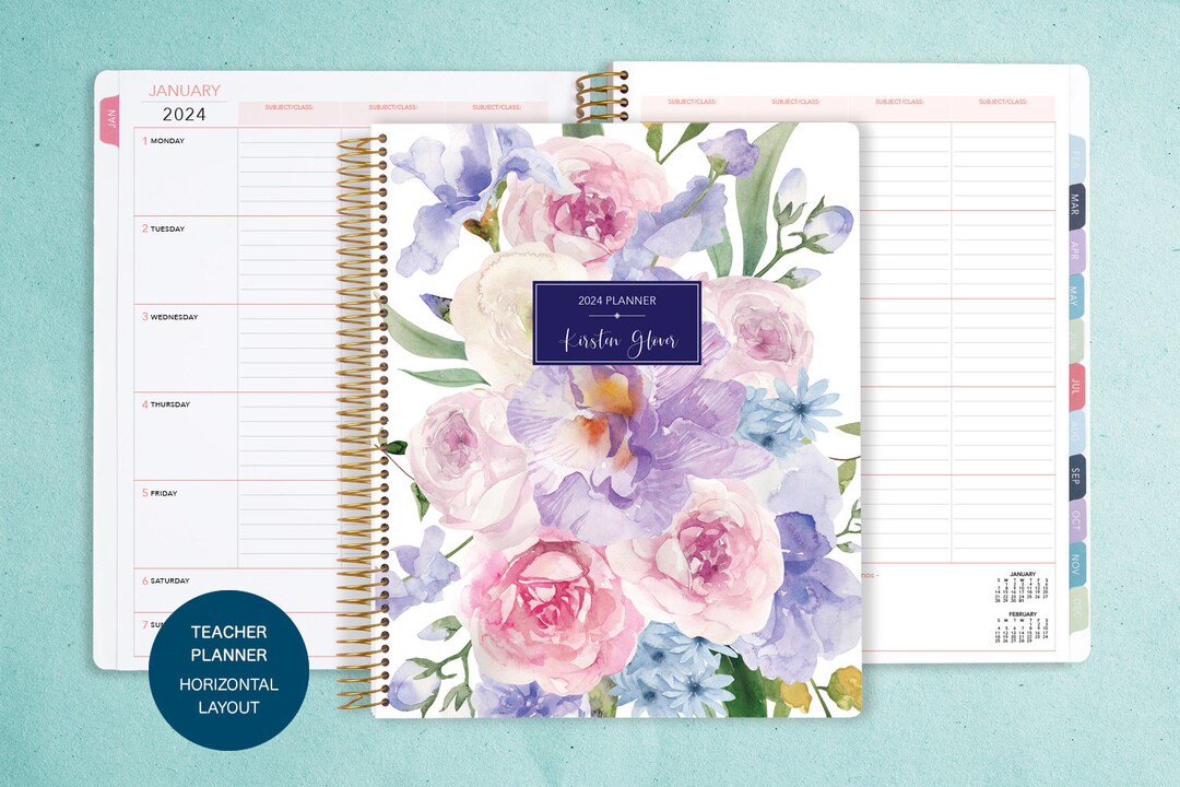 2025 Teacher Planner 8.5x11 20242025 Lesson Plan Calendar Weekly
