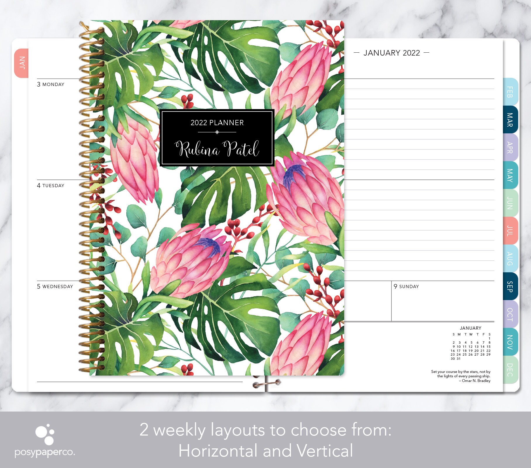 Academic Planner 2022-2023 Calendar Weekly Student Planner | Etsy