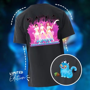 K-Pop Demon Hunter Shirt – Bella+Canvas Unisex Graphic Tee – Korean Pop Streetwear Concert Outfit – Soft Anime Gamer T-Shirt