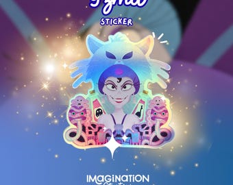 Yzma Potion Lab Sticker: Holo Matte Vinyl Decal - Emperor&#39;s New Groove