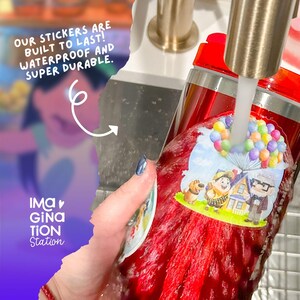 Lilo and Stitch Tumbler with Waterproof Vinyl Stickers Set image 7