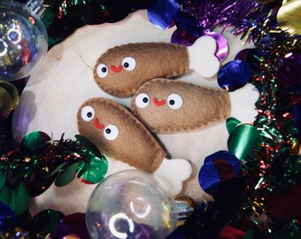 Turkey Drummer keepsake (Magnetic) - Gift felt craft cute boyfriend girlfriend lover friend partner relationship bestfriend family