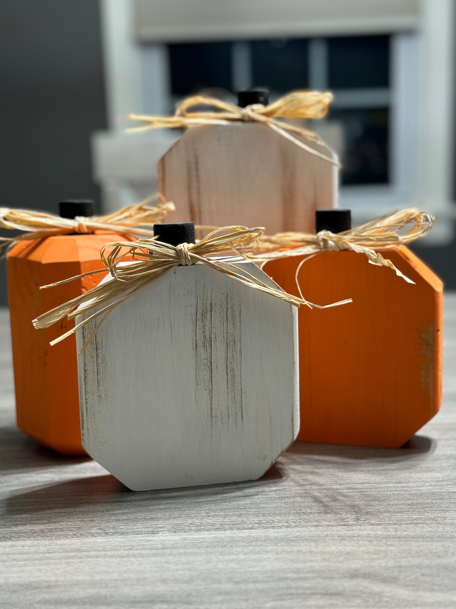 Farmhouse - Pumpkins - Thanksgiving Decor - Wood Pumpkin - Set of 4 - Etsy