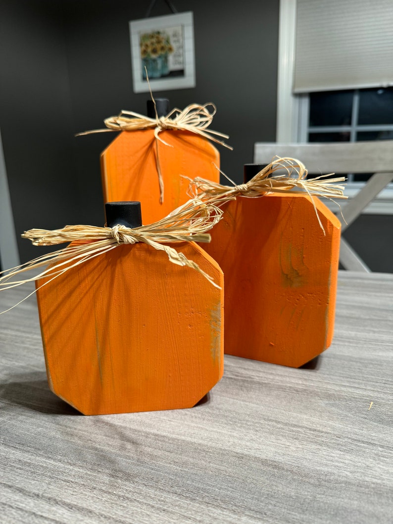 Farmhouse Decor - Pumpkins - Thanksgiving Decor - Wood Pumpkin - Etsy