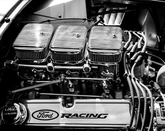 Ford Shelby AC Cobra Engine Logo Car Printable Artwork Digital Download Get it Today