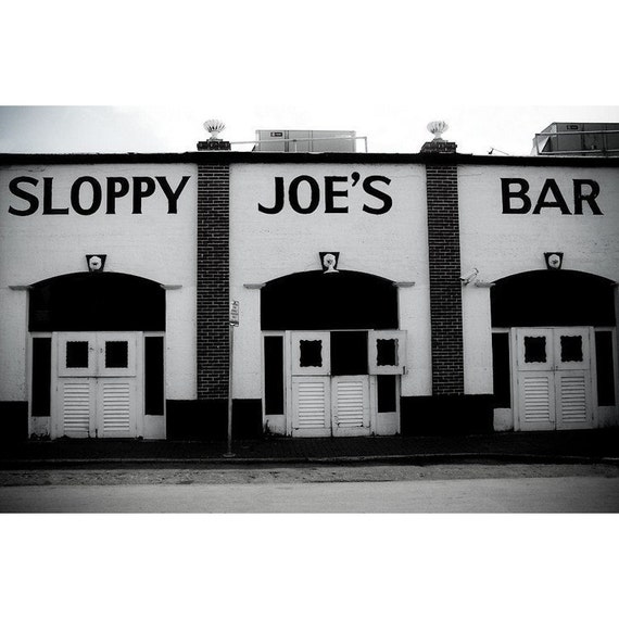 Sloppy Joes Bar Key West Fine Art Print or Canvas Gallery Wrap