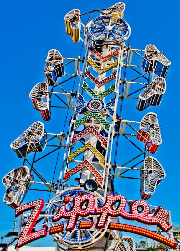The Zipper Carnival Ride Fine Art Print or Canvas Gallery Wrap Etsy